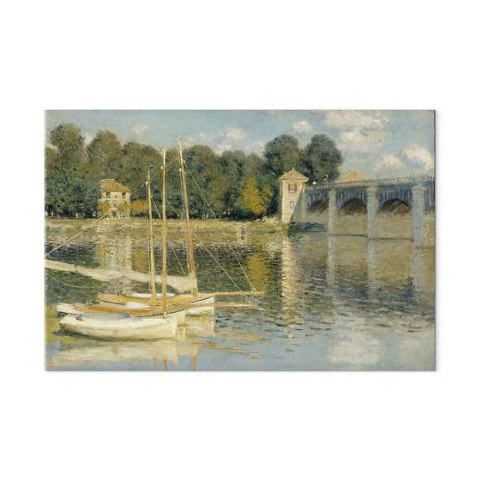Obraz - Claude Monet - Most w Argenteuil 30x20 Na płótnie włoskim