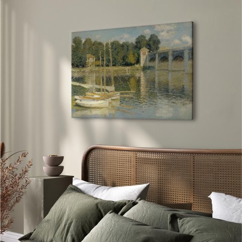Obraz - Claude Monet - Most w Argenteuil 30x20 Premium Print