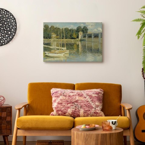 Obraz - Claude Monet - Most w Argenteuil 90x60 Standard