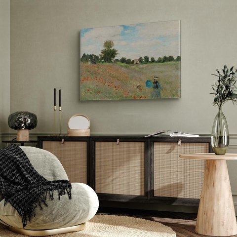 Obraz - Claude Monet - Pole maków koło Argenteuil 30x20 Premium Print