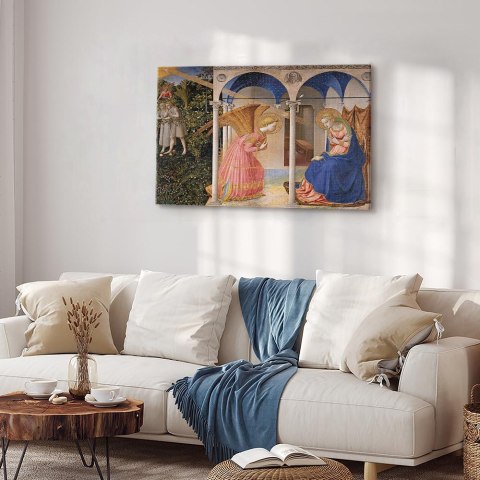 Obraz - Fra Angelico - Zwiastowanie 30x20 Na płótnie włoskim