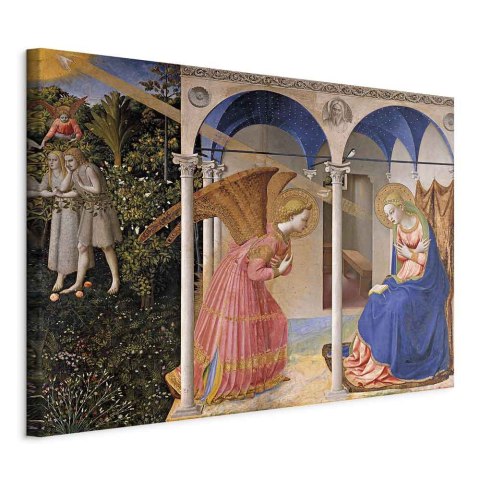Obraz - Fra Angelico - Zwiastowanie 90x60 Standard