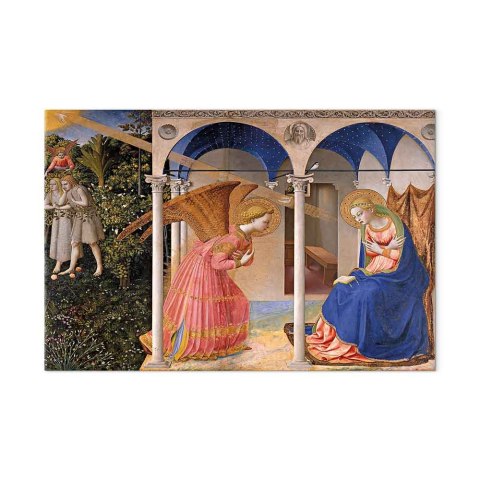 Obraz - Fra Angelico - Zwiastowanie 90x60 Standard