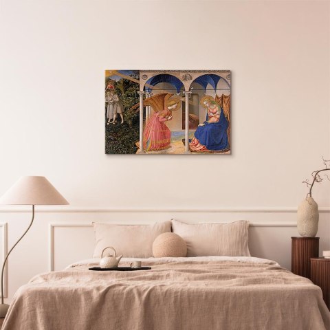 Obraz - Fra Angelico - Zwiastowanie 90x60 Standard