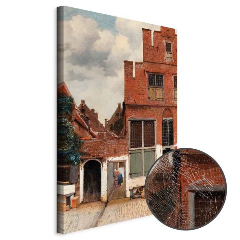 Obraz - Jan Vermeer - Uliczka 20x30 Premium Print