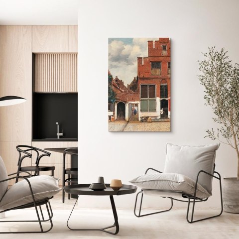 Obraz - Jan Vermeer - Uliczka 20x30 Premium Print