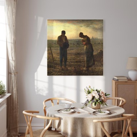 Obraz - Jean-François Millet - Anioł Pański 40x40 Standard