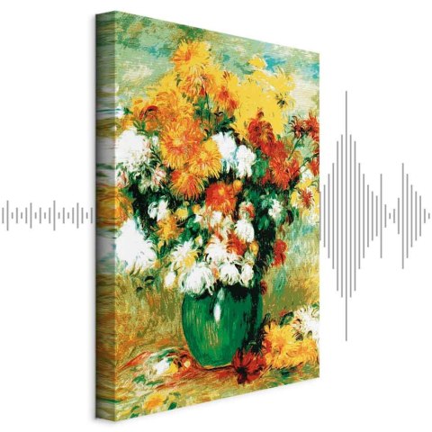 Obraz - Pierre-Auguste Renoir - Bukiet chryzantem 20x30 Akustyczny