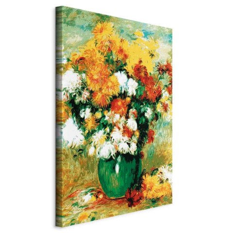 Obraz - Pierre-Auguste Renoir - Bukiet chryzantem 20x30 Standard