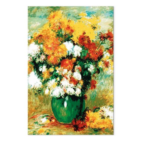 Obraz - Pierre-Auguste Renoir - Bukiet chryzantem 20x30 Standard