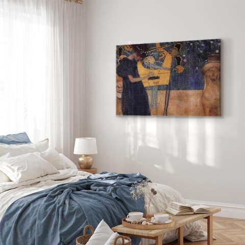 Obraz - Gustav Klimt - Muzyka 30x20 Akustyczny