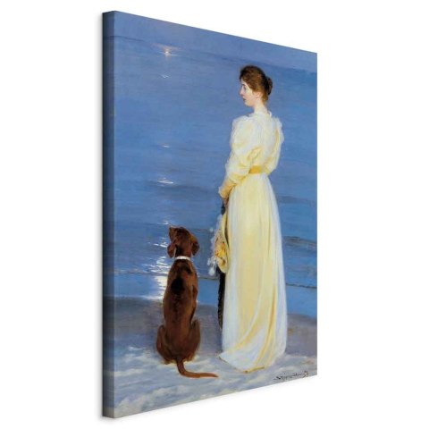 Obraz - Peder Severin Kroyer - Letni wieczór w Skagen 20x30 Standard