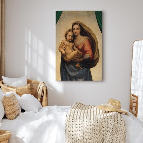 Obraz - Rafael Santi - Madonna Sykstyńska (fragment) 20x30 Akustyczny