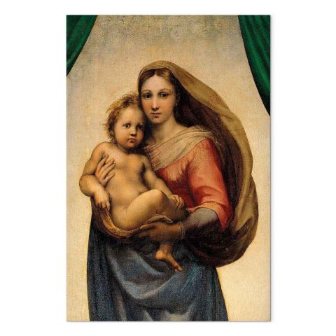 Obraz - Rafael Santi - Madonna Sykstyńska (fragment) 60x90 Standard