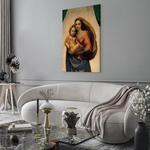 Obraz - Rafael Santi - Madonna Sykstyńska (fragment) 60x90 Standard