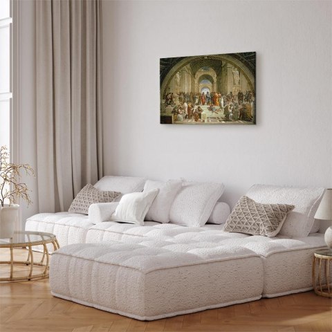 Obraz - Rafael Santi - Szkoła Ateńska 60x40 Na płótnie włoskim