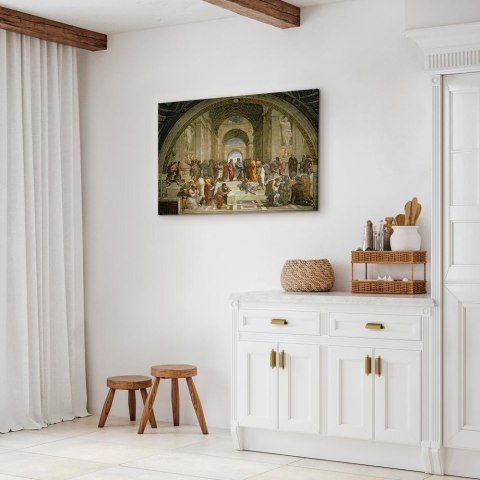 Obraz - Rafael Santi - Szkoła Ateńska 90x60 Standard