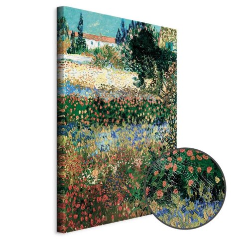 Obraz - Vincent van Gogh - Kwitnący ogród 20x30 Premium Print