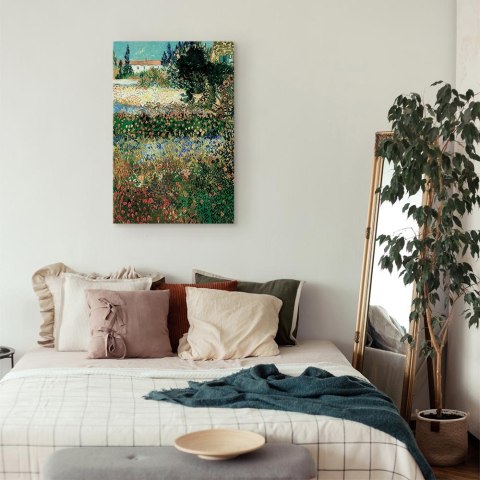 Obraz - Vincent van Gogh - Kwitnący ogród 20x30 Premium Print