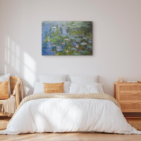 Obraz - Claude Monet - Nenufary 30x20 Na płótnie włoskim