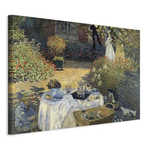 Obraz - Claude Monet - Obiad (ogród w Argenteuil) 30x20 Standard