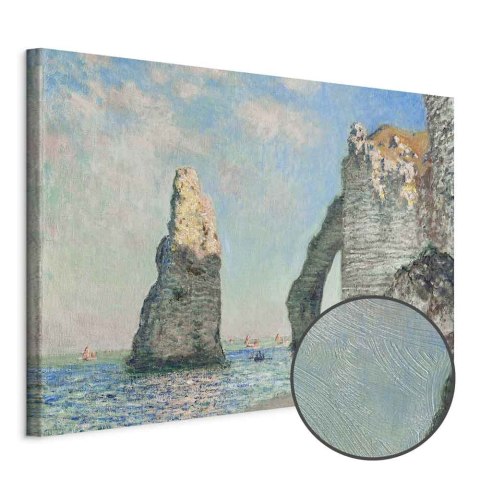 Obraz - Claude Monet - Skały w Étretat 30x20 Premium Print
