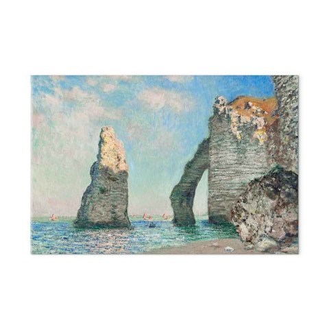 Obraz - Claude Monet - Skały w Étretat 30x20 Standard