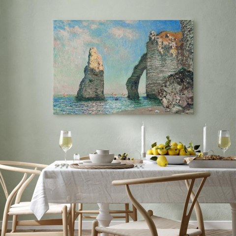 Obraz - Claude Monet - Skały w Étretat 30x20 Standard