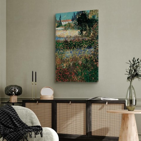 Obraz - Vincent van Gogh - Kwitnący ogród 20x30 Na płótnie włoskim