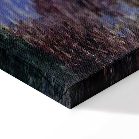 Obraz - Claude Monet - Fragment ogrodu w Montgeron 30x20 Na płótnie włoskim