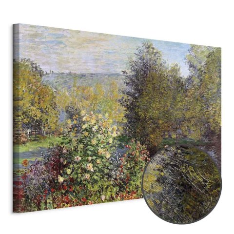 Obraz - Claude Monet - Fragment ogrodu w Montgeron 30x20 Premium Print