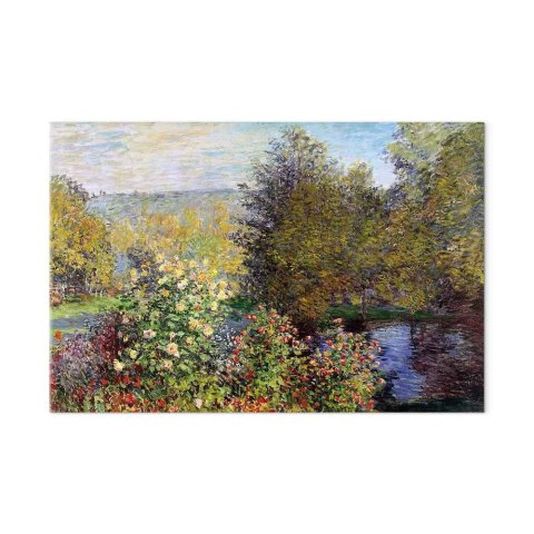 Obraz - Claude Monet - Fragment ogrodu w Montgeron 60x40 Standard
