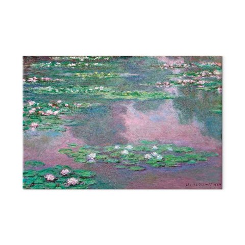 Obraz - Claude Monet - Nenufary (Lilie wodne) 60x40 Na płótnie włoskim