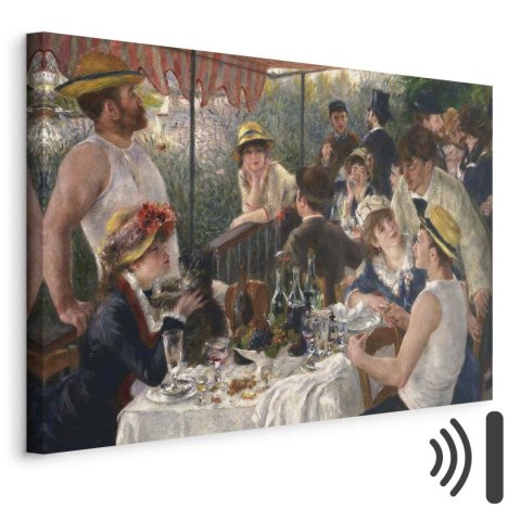 Obraz - Pierre-Auguste Renoir - Śniadanie wioślarzy 30x20 Akustyczny
