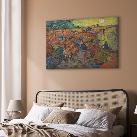 Obraz - Vincent van Gogh - Czerwona winnica 30x20 Premium Print