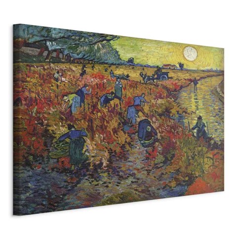 Obraz - Vincent van Gogh - Czerwona winnica 60x40 Standard