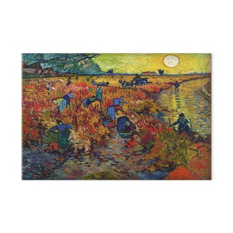 Obraz - Vincent van Gogh - Czerwona winnica 60x40 Standard