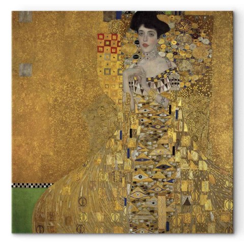 Obraz - Gustav Klimt - Adele Bloch-Bauer I 40x40 Na płótnie włoskim