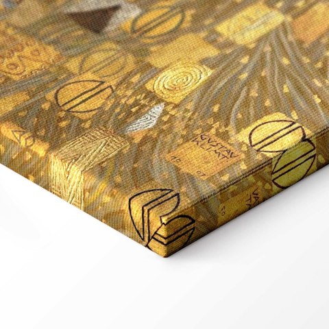 Obraz - Gustav Klimt - Adele Bloch-Bauer I 40x40 Na płótnie włoskim