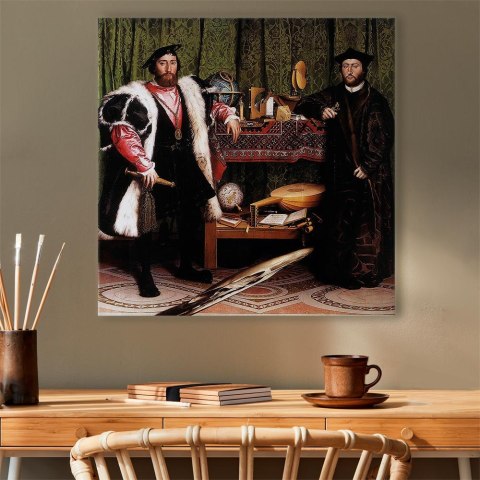 Obraz - Hans Holbein the Younger - Ambasadorowie 60x60 Standard