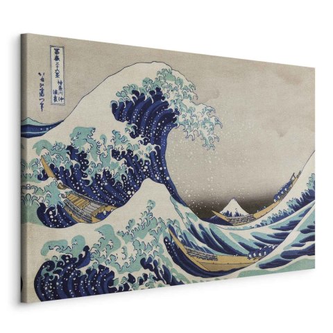 Obraz - Hokusai Katsushika - Wielka fala w Kanagawie 30x20 Standard
