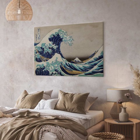 Obraz - Hokusai Katsushika - Wielka fala w Kanagawie 60x40 Standard