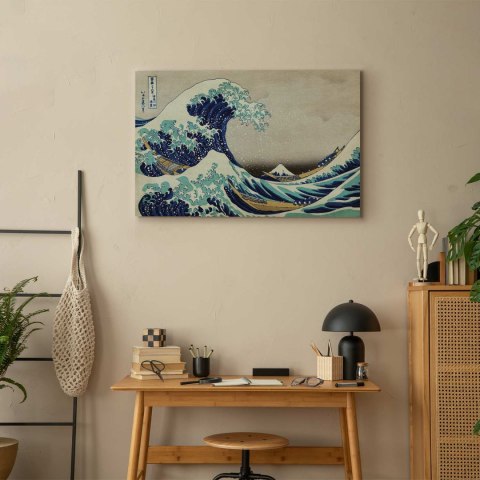 Obraz - Hokusai Katsushika - Wielka fala w Kanagawie 60x40 Standard