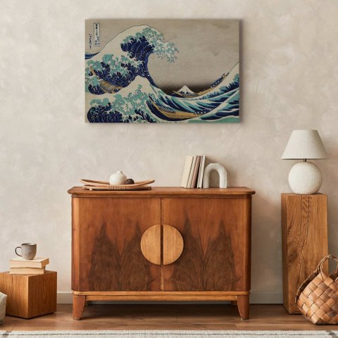 Obraz - Hokusai Katsushika - Wielka fala w Kanagawie 90x60 Standard