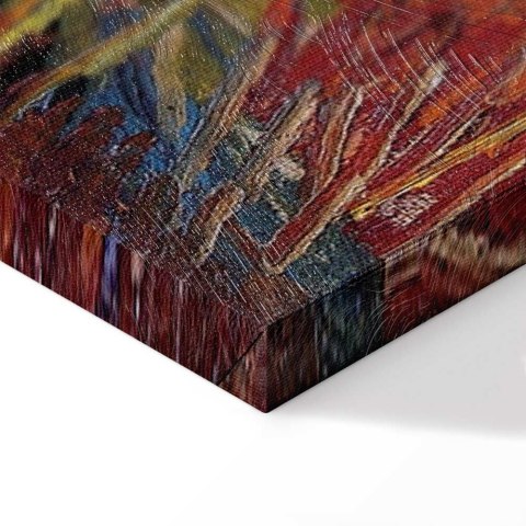 Obraz - Vincent van Gogh - Wierzby o zachodzie słońca 40x40 Premium Print