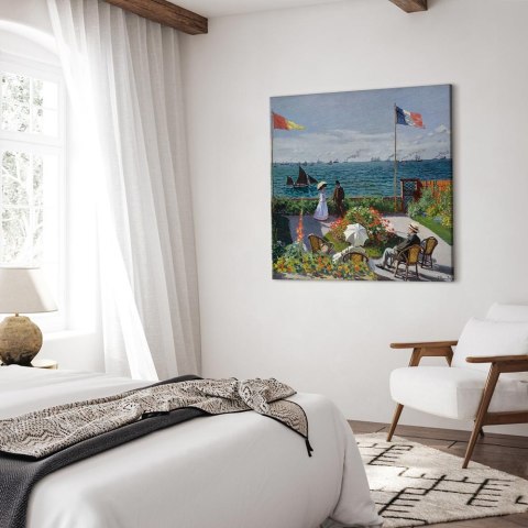 Obraz - Claude Monet - Taras w Sainte-Adresse 60x60 Standard