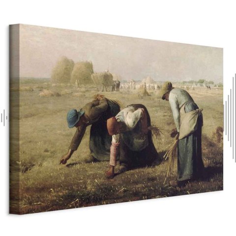 Obraz - Jean-François Millet - Kobiety zbierające kłosy 30x20 Akustyczny