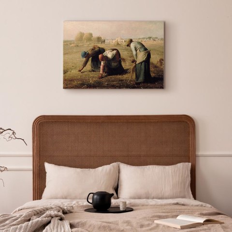Obraz - Jean-François Millet - Kobiety zbierające kłosy 30x20 Na płótnie włoskim