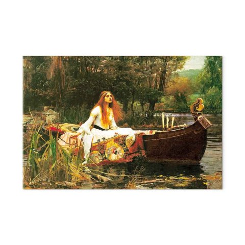 Obraz - John William Waterhouse - Pani z Shalott 30x20 Na płótnie włoskim