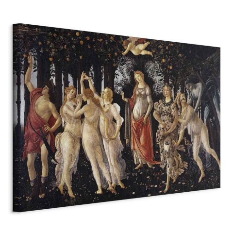 Obraz - Sandro Botticelli - Wiosna 30x20 Na płótnie włoskim